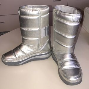 Fitflop Silver Snow Boots
